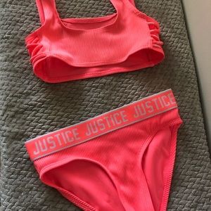 Girls Justice bikini bathing suit.